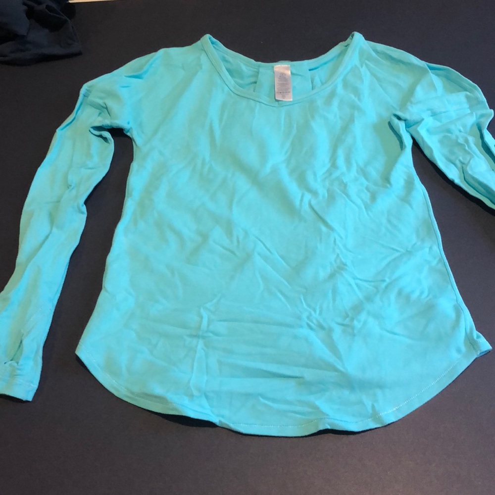Ivivva by lululemon long sleeve tee blue kids 8